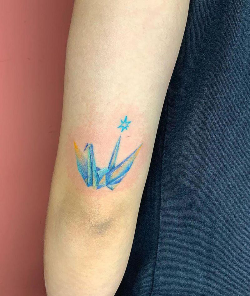 30 Pretty Blue Tattoos You Will Love