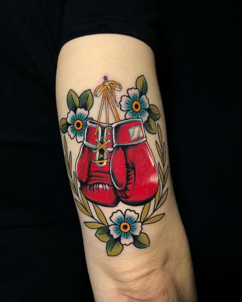 30 Pretty Boxing Tattoos Make You Strong