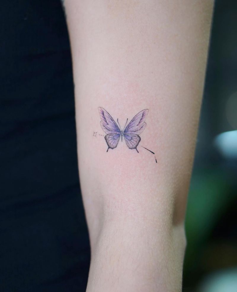 30 Pretty Butterfly Tattoos for Inspiration