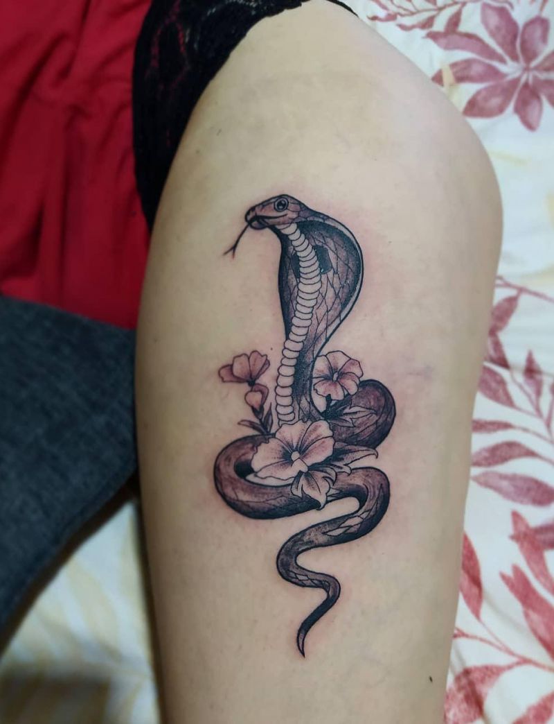 30 Pretty Cobra Tattoos to Inspire You