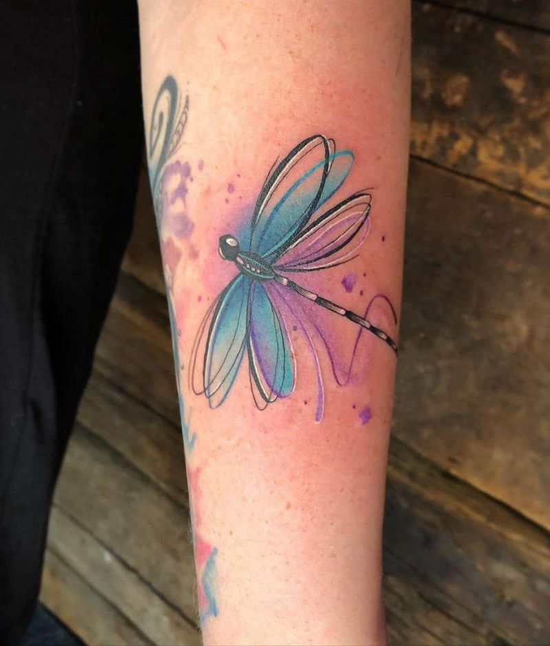 30 Pretty Dragonfly Tattoos You Will Love