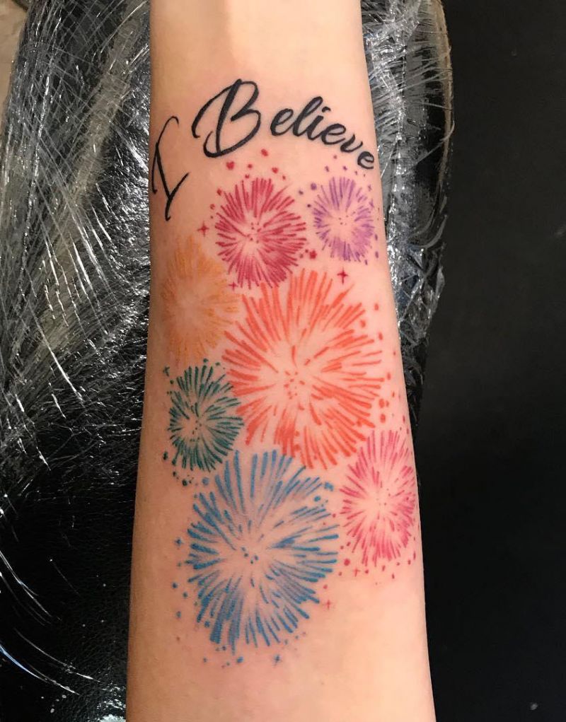 30 Pretty Fireworks Tattoos Improve Your Temperament