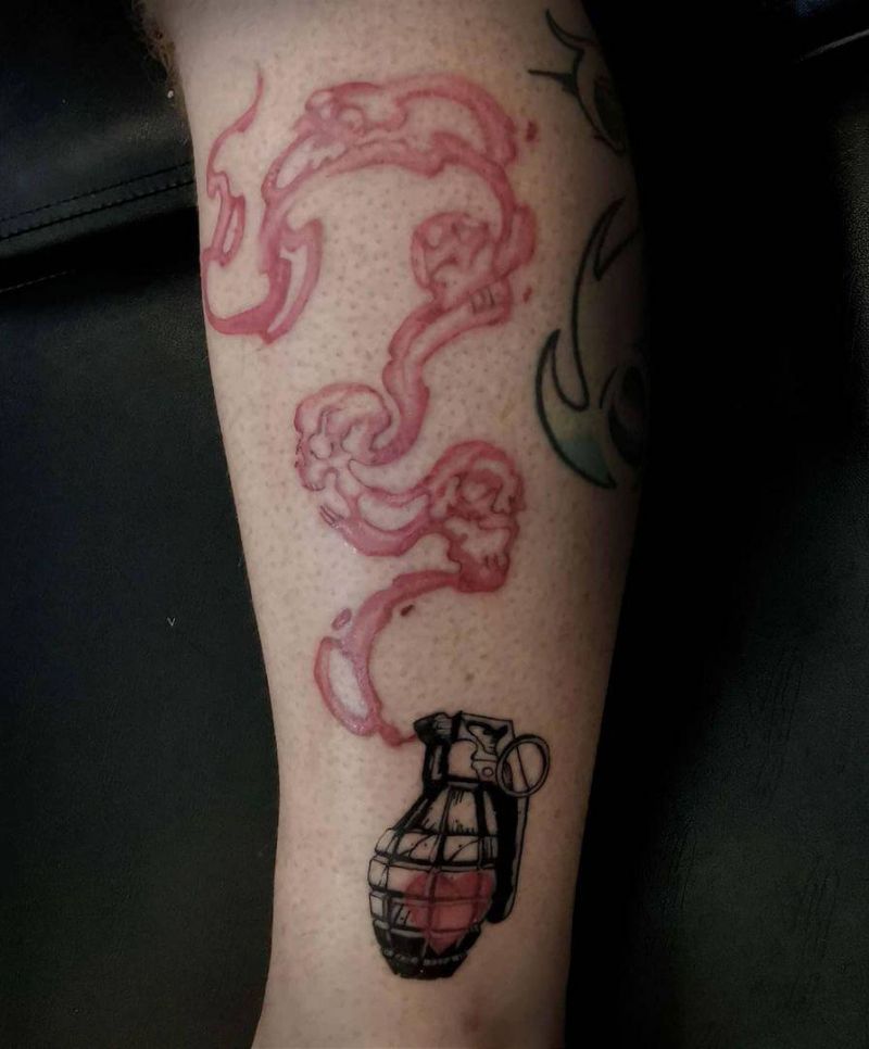 30 Pretty Grenade Tattoos You Must Try