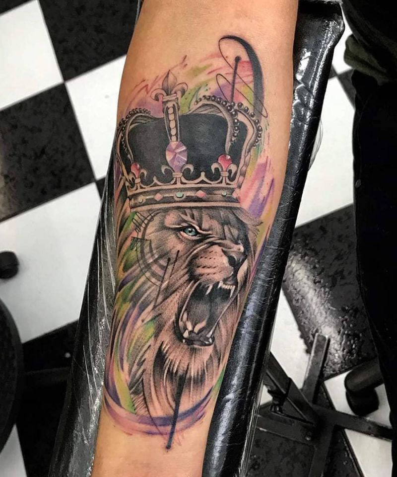 30 Pretty Lion Tattoos Show Your Temperament