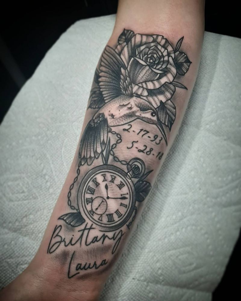 30 Pretty Pocket Watch Tattoos You Must Try