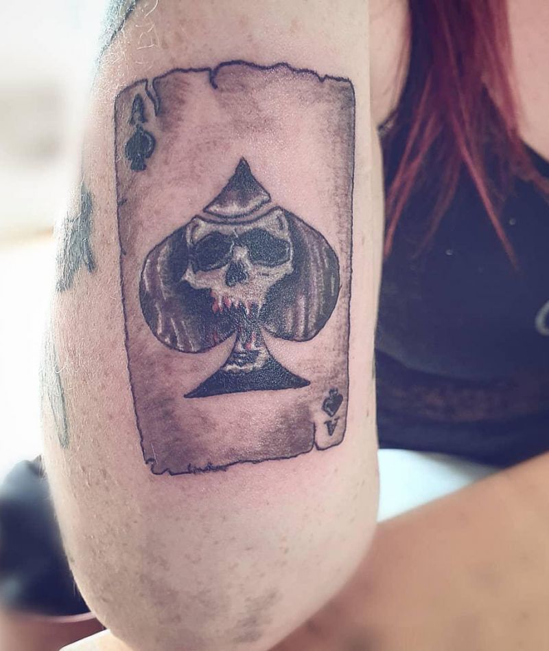 30 Pretty Ace of spades Tattoos to Inspire You