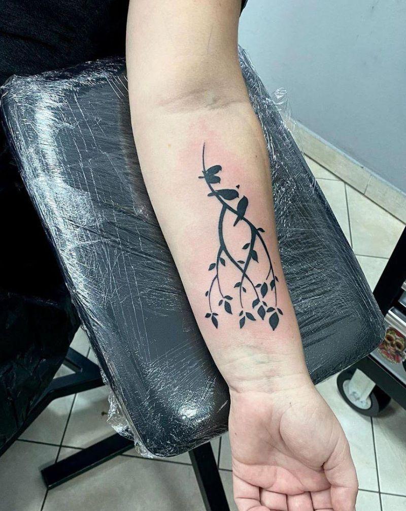 30 Pretty Branch Tattoos You Must Try