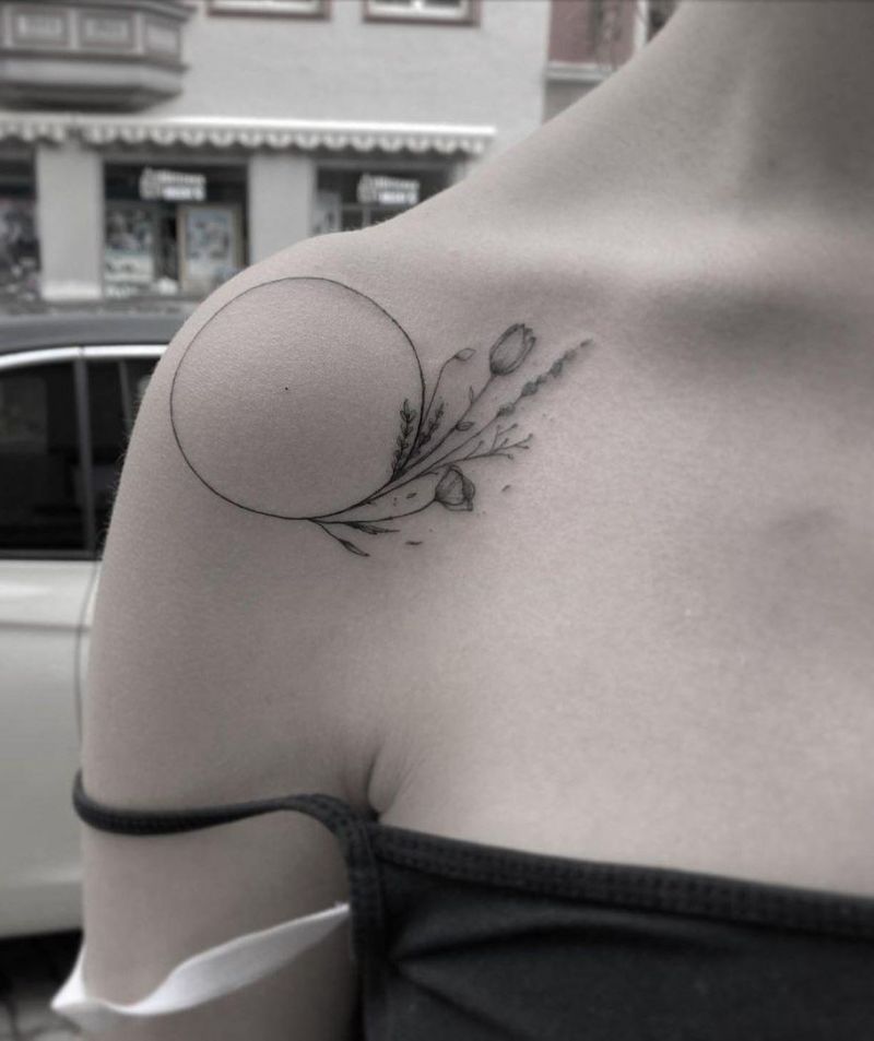 30 Pretty Circle Tattoos You Must Try