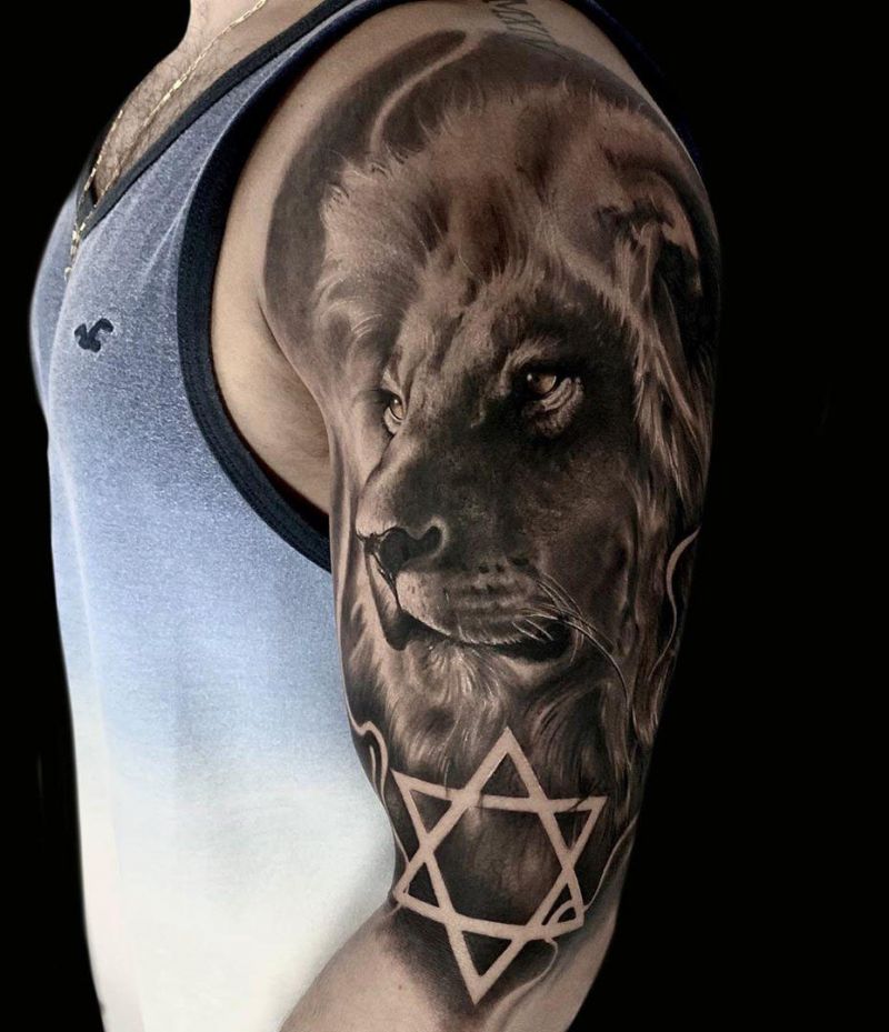 30 Pretty Lion Tattoos Show Your Temperament