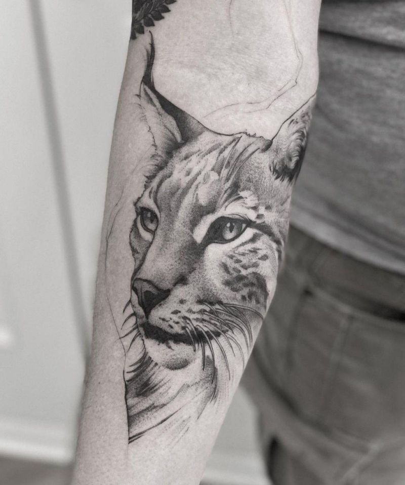 30 Pretty Lynx Tattoos You Will Love