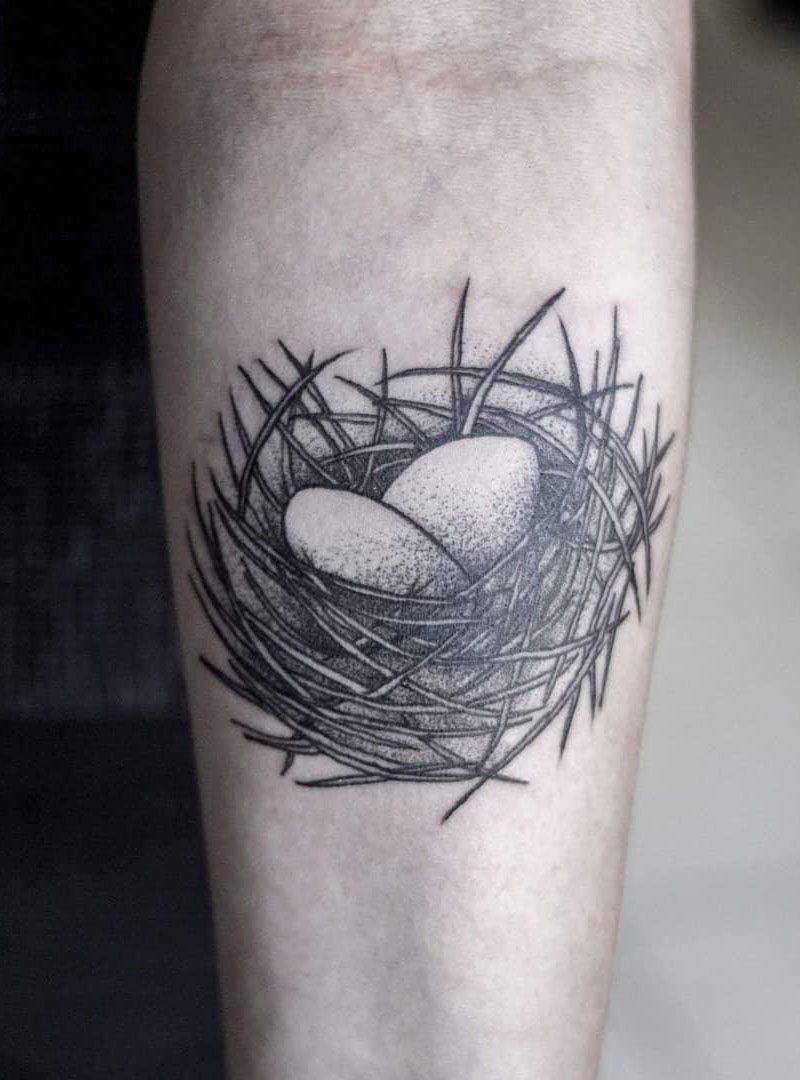 30 Pretty Nest Tattoos You Must Try