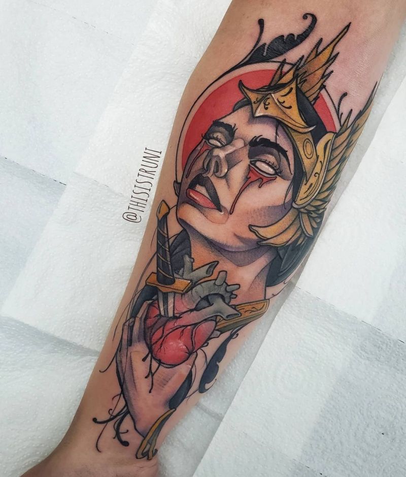 30 Pretty Valkyrie Tattoos to Inspire You