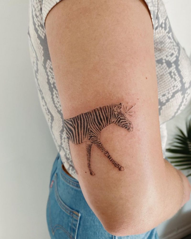 30 Pretty Zebra Tattoos You Must Try