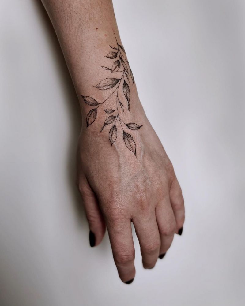 30 Pretty Branch Tattoos You Must Try