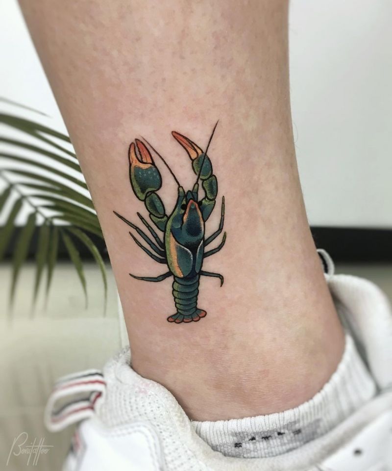 30 Pretty Crayfish Tattoos Make You Beautiful