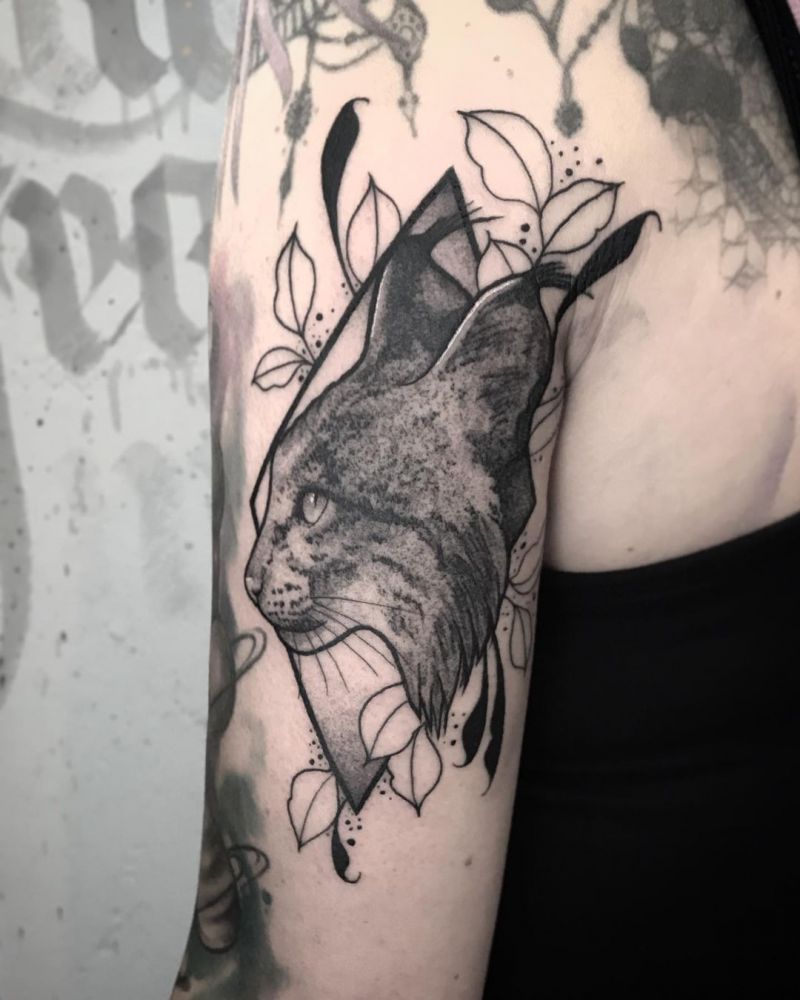 30 Pretty Lynx Tattoos You Will Love