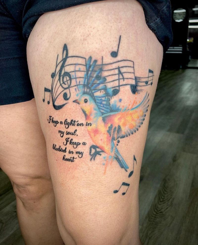 30 Unique Music Note Tattoos You Will Love