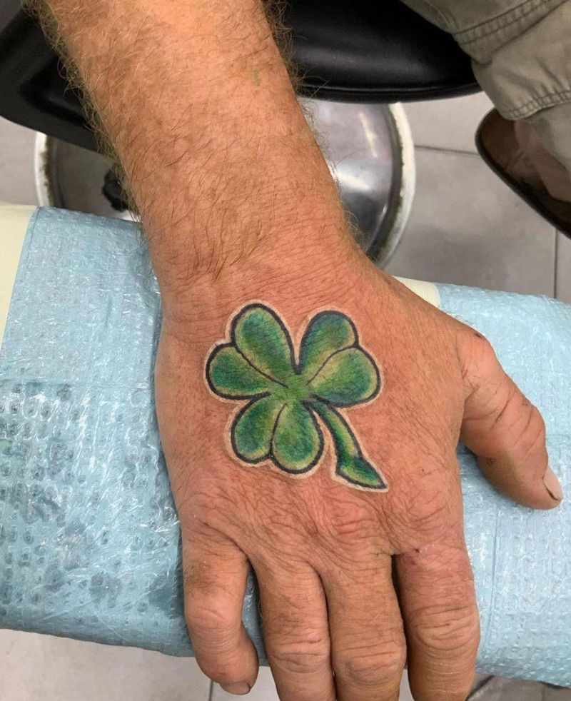 30 Pretty Shamrock Tattoos You Will Love