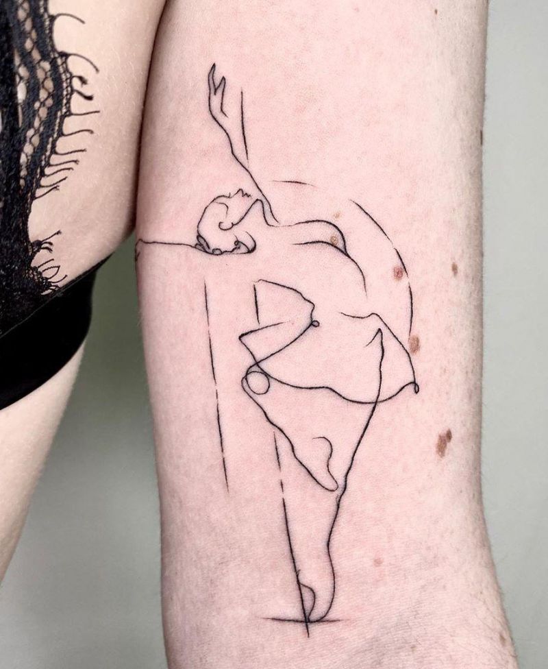 30 Pretty Ballerina Tattoos You Will Love