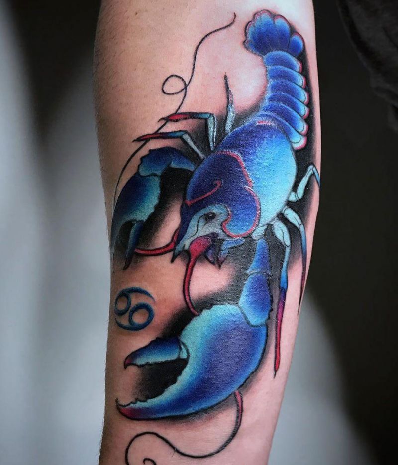 30 Pretty Crayfish Tattoos Make You Beautiful