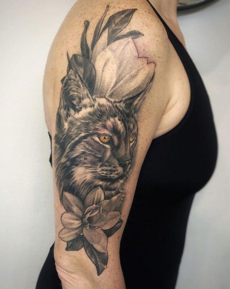 30 Pretty Lynx Tattoos You Will Love