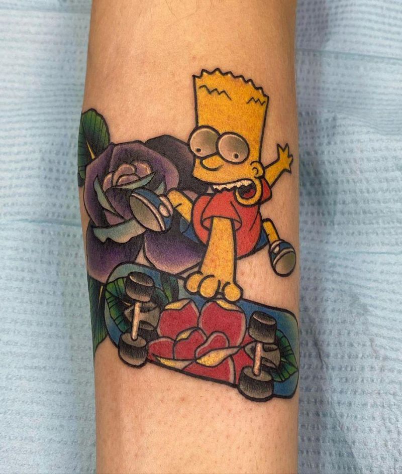 30 Pretty Skater Tattoos You Will Love