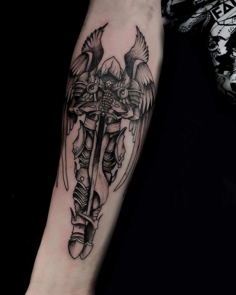 30 Pretty Archangel Tattoos You Will Love