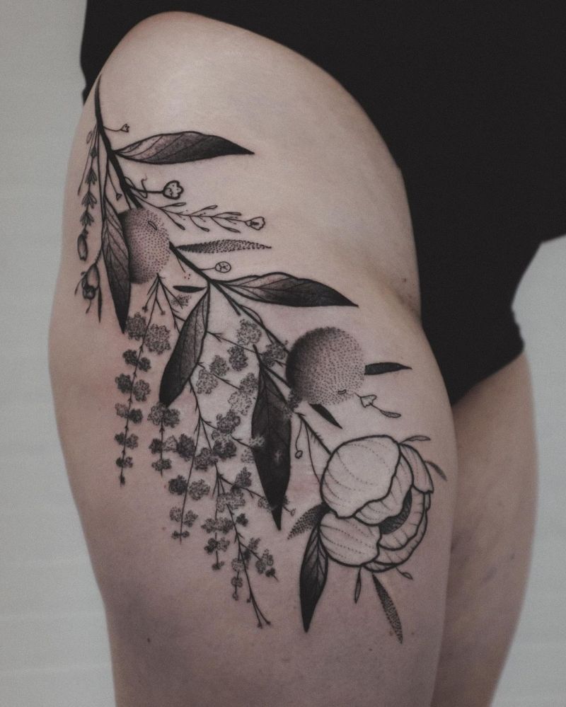 30 Pretty Branch Tattoos You Must Try