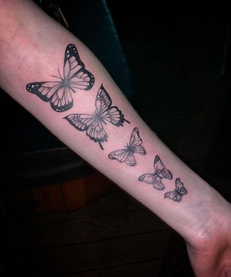 30 Pretty Butterfly Tattoos for Inspiration