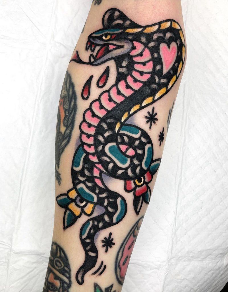 30 Pretty Cobra Tattoos to Inspire You