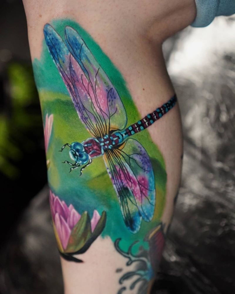 30 Pretty Dragonfly Tattoos You Will Love