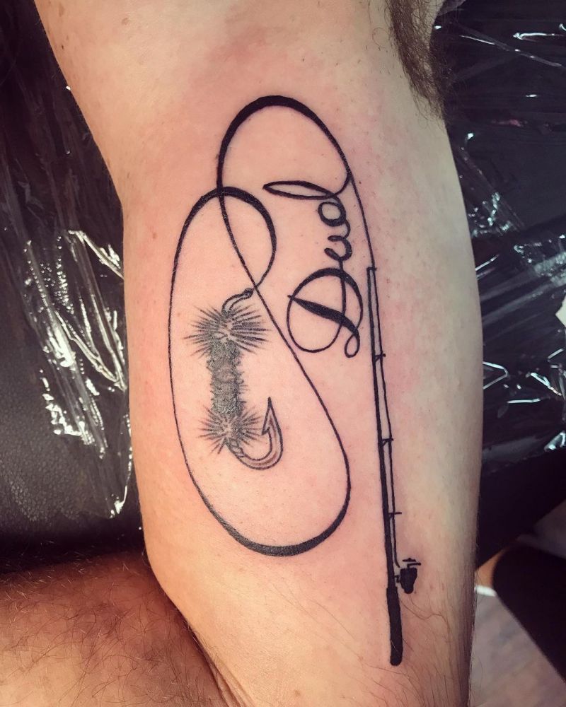 30 Pretty Fishing Tattoos Improve Your Temperament