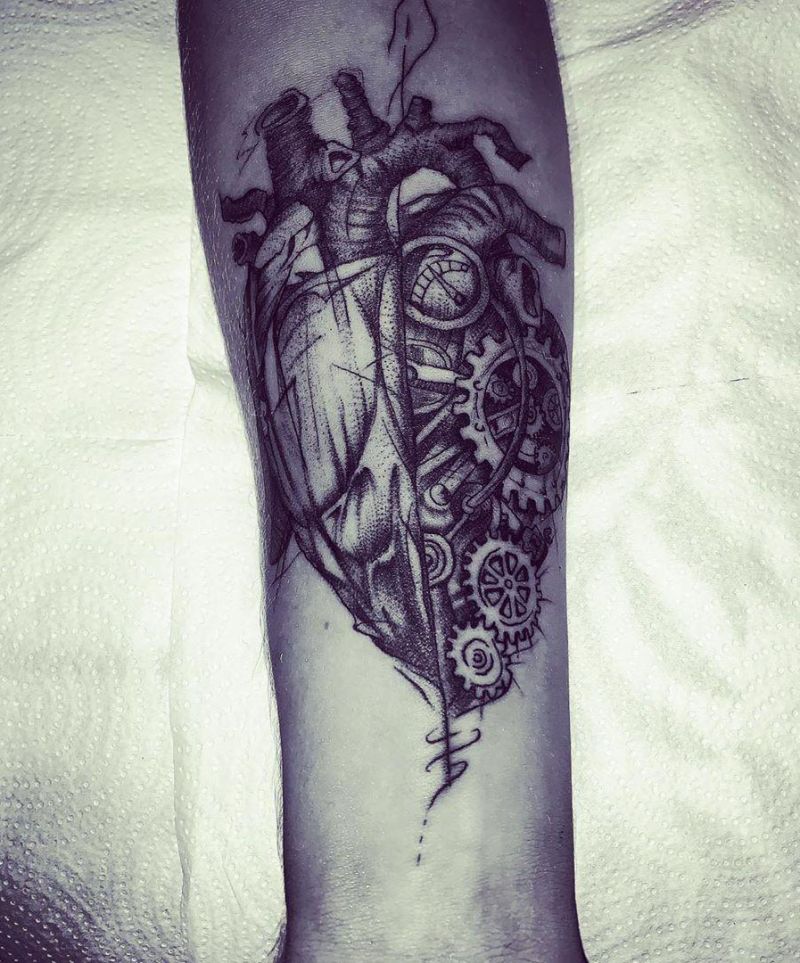 30 Pretty Mechanic Tattoos for Inspiration