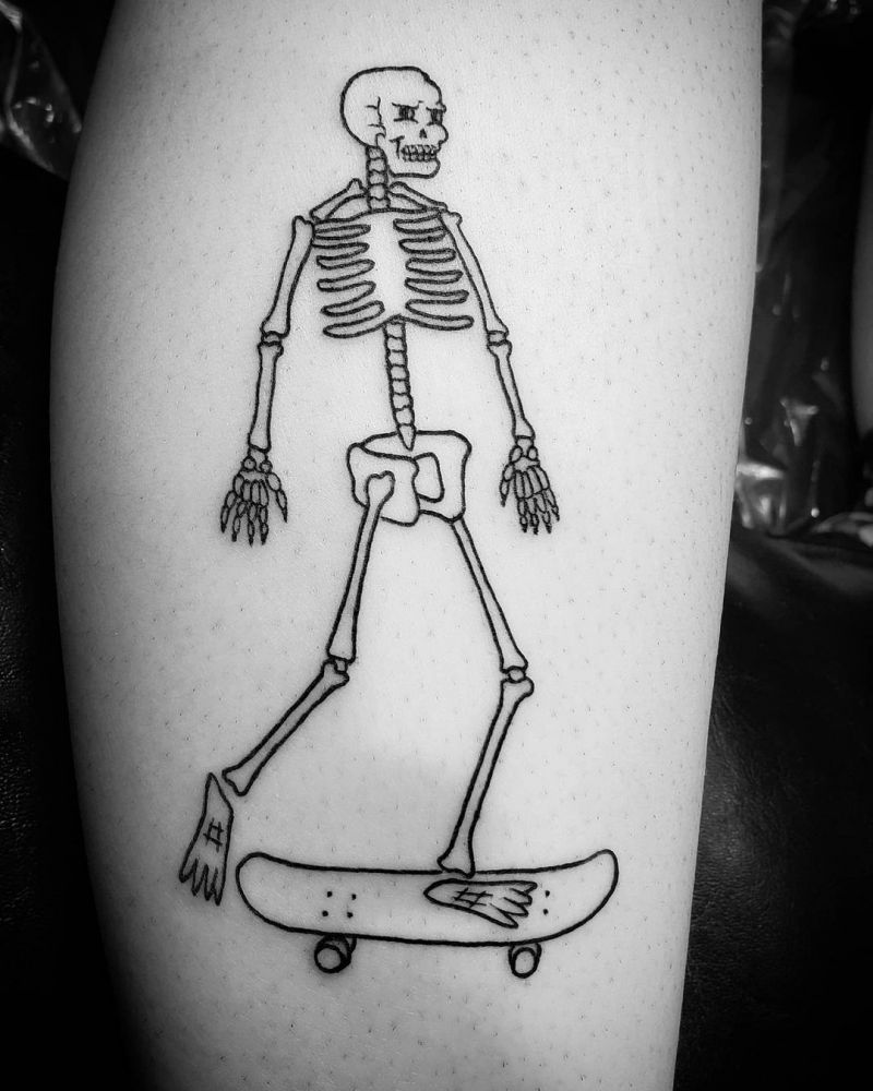 30 Pretty Skater Tattoos You Will Love