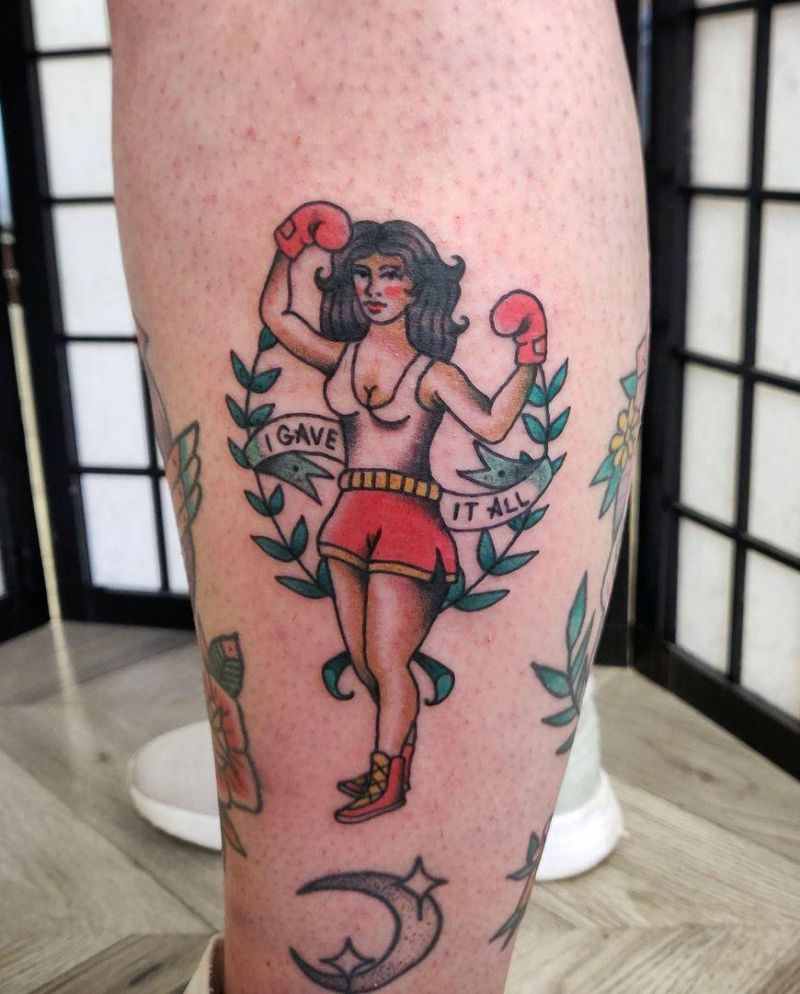 30 Pretty Boxing Tattoos Make You Strong