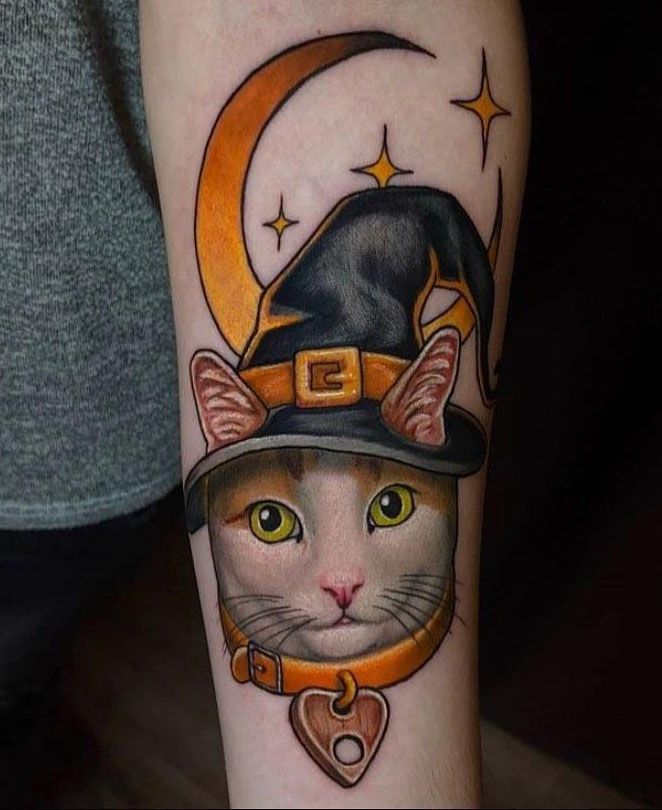 30 Cute Cat Tattoos You Will Love