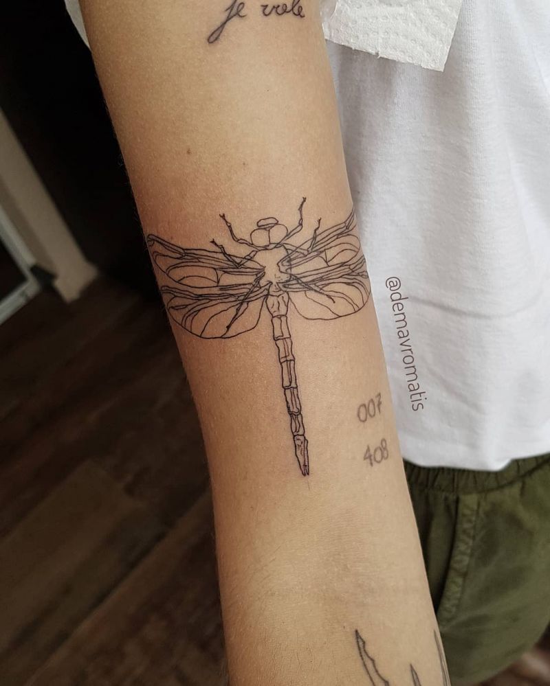 30 Pretty Dragonfly Tattoos You Will Love