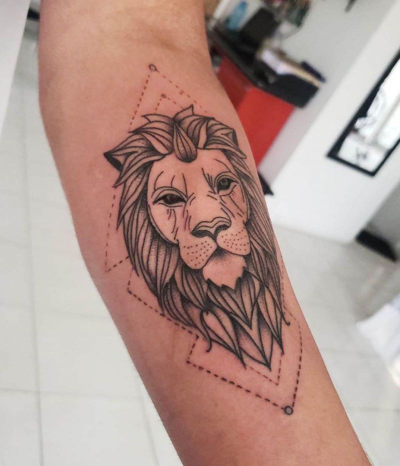 30 Pretty Lion Tattoos Show Your Temperament