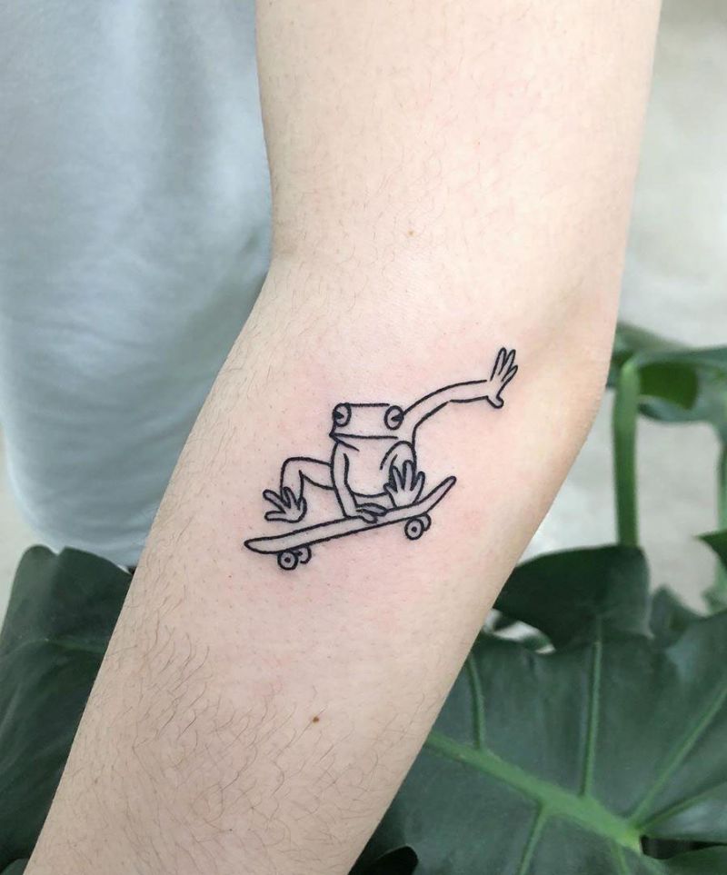 30 Pretty Skater Tattoos You Will Love