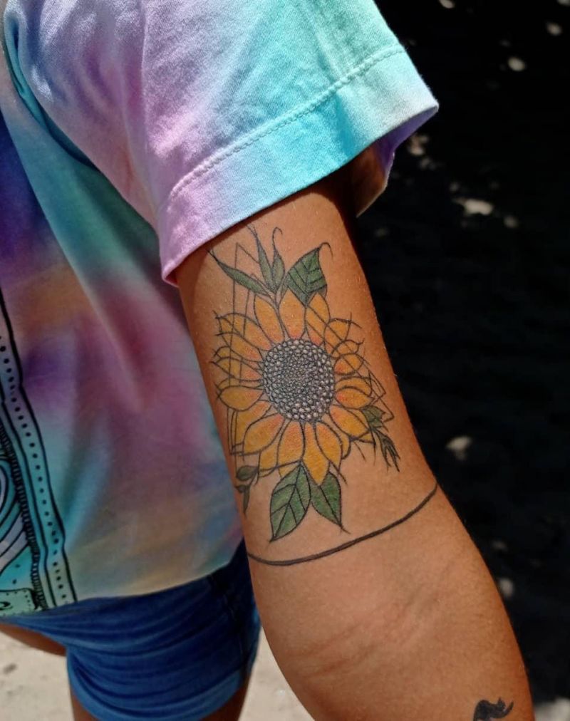 30 Pretty Sunflower Tattoos Improve Your Temperament