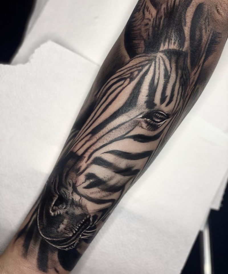 30 Pretty Zebra Tattoos You Must Try