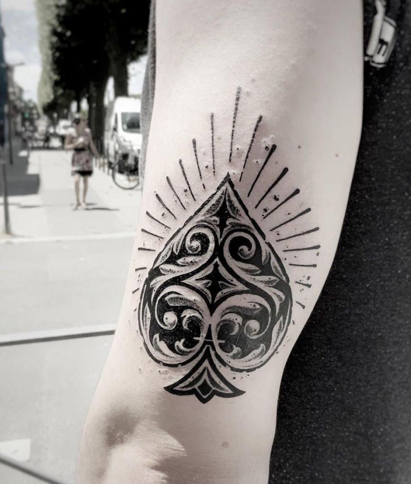 30 Pretty Ace of spades Tattoos to Inspire You