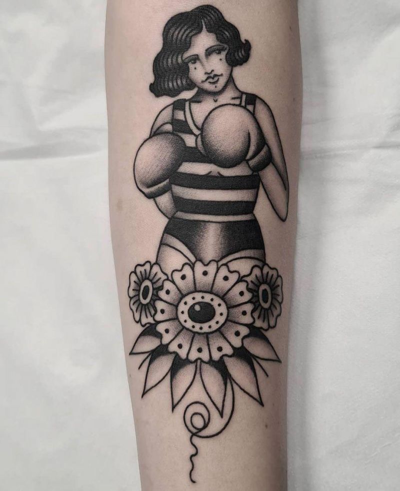 30 Pretty Boxing Tattoos Make You Strong