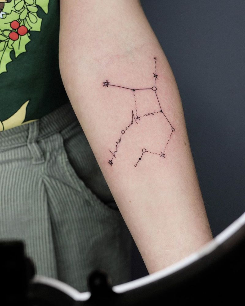 30 Pretty Constellation Tattoos to Inspire You