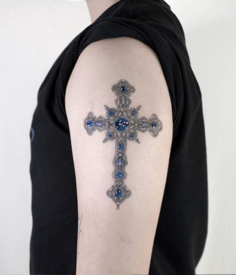 30 Pretty Cross Tattoos You Will Love