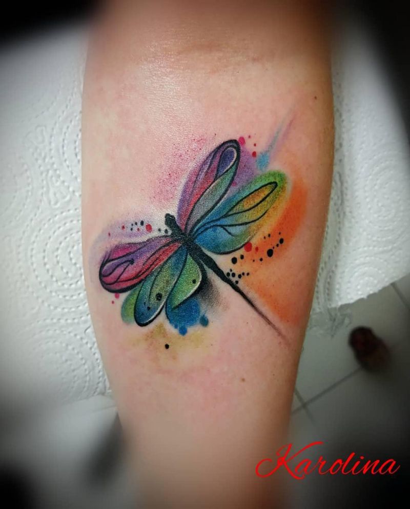 30 Pretty Dragonfly Tattoos You Will Love