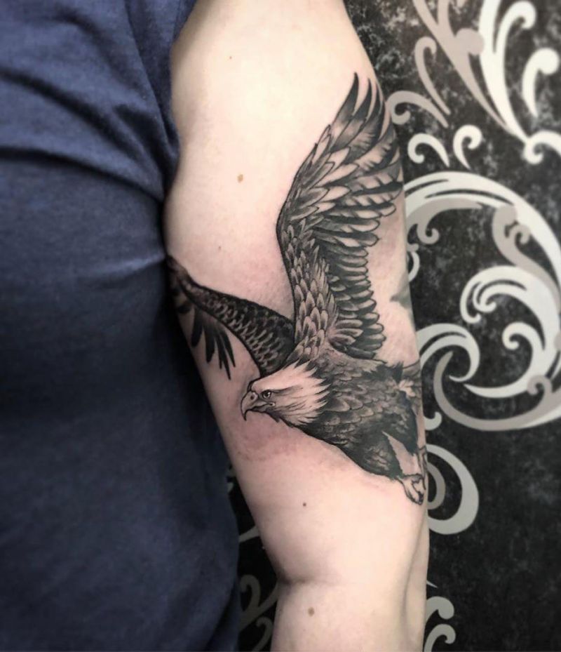 30 Pretty Eagle Tattoos Show Your Temperament