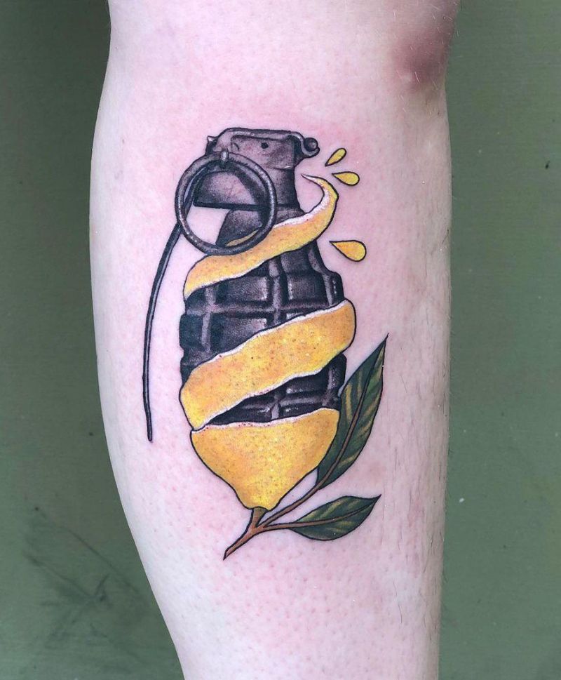 30 Pretty Grenade Tattoos You Must Try