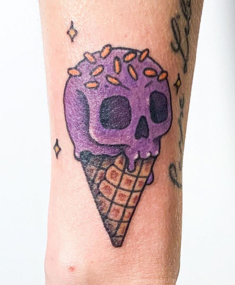 30 Pretty Icecream Tattoos for Inspiration