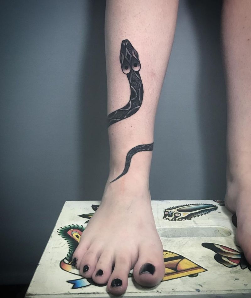 30 Pretty Python Tattoos You Will Love